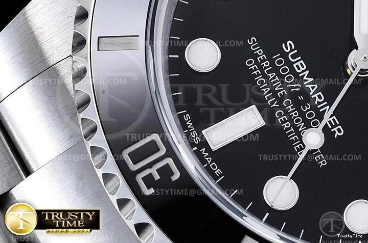 0416 ROLSUB0282 – Submariner 116610LN 904L SS SS Blk V2S ZZF SA Durable 1037